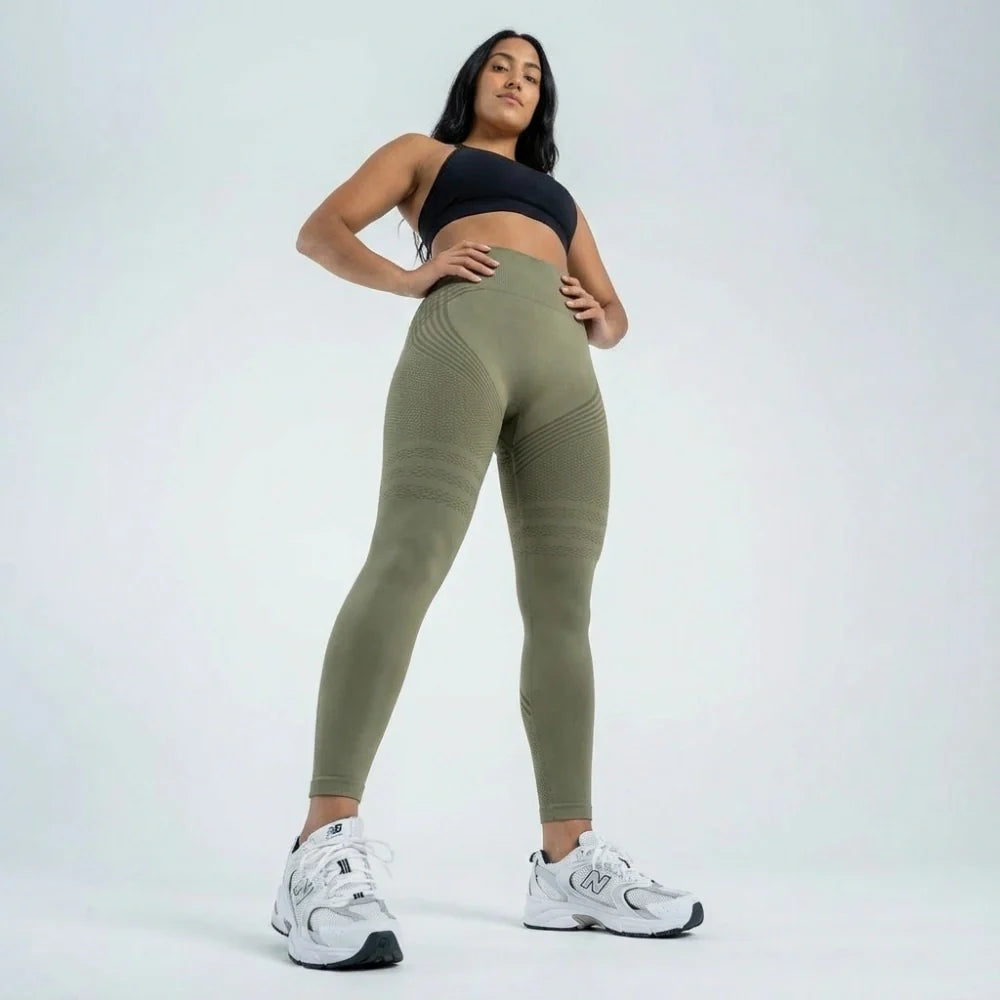 Cellumove 3D Leggings - Army Green