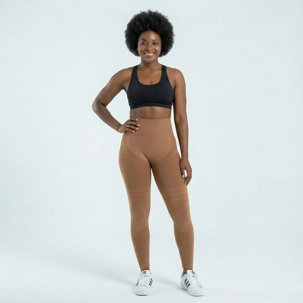 Cellumove 3D Leggings - Brown Coffee – Cellumove USA