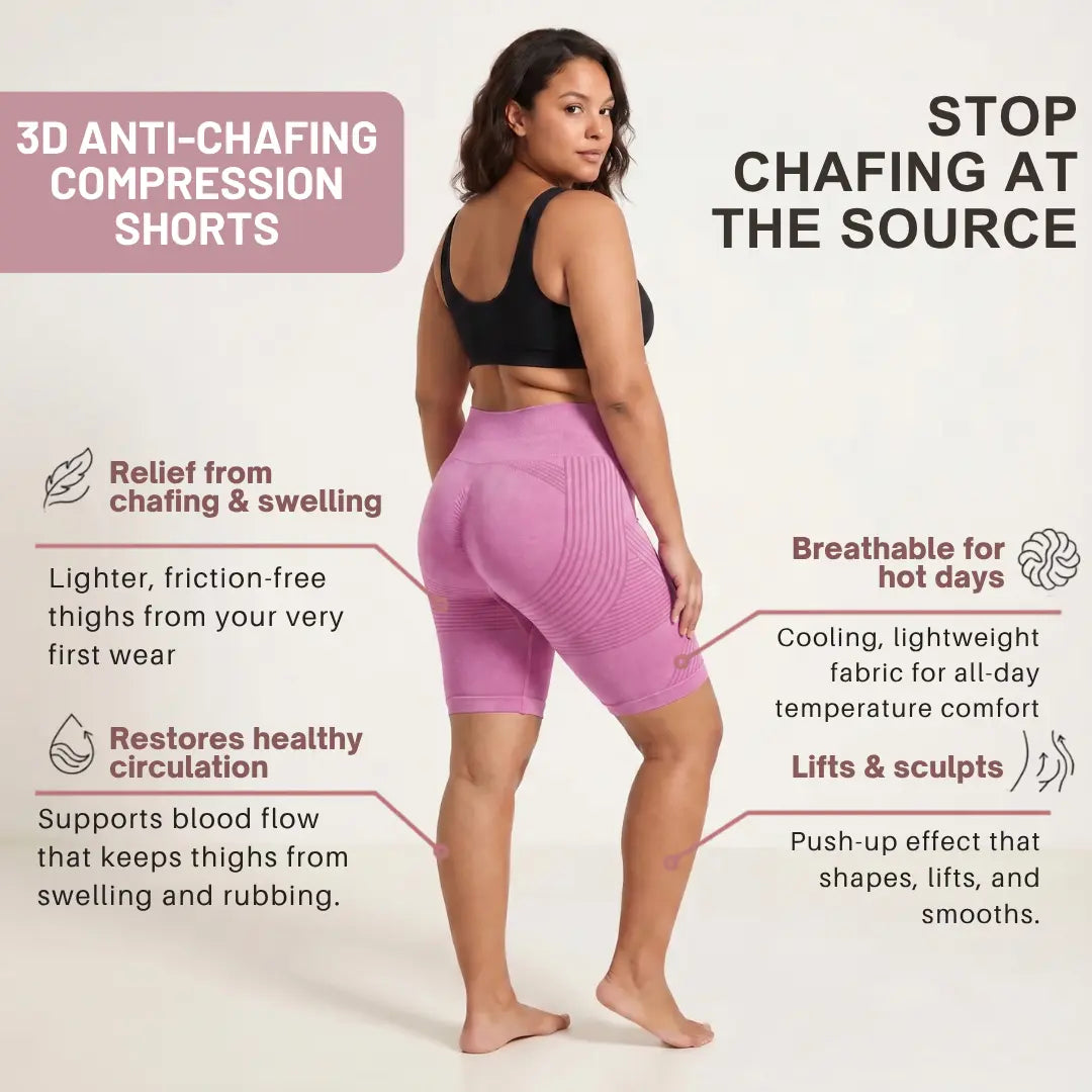 Anti-Chafing 3D Short Legging