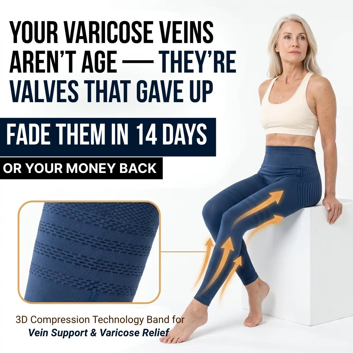 Cellumove 3D Coverage Legging: Varicose Veins Covered, All-Day Comfort