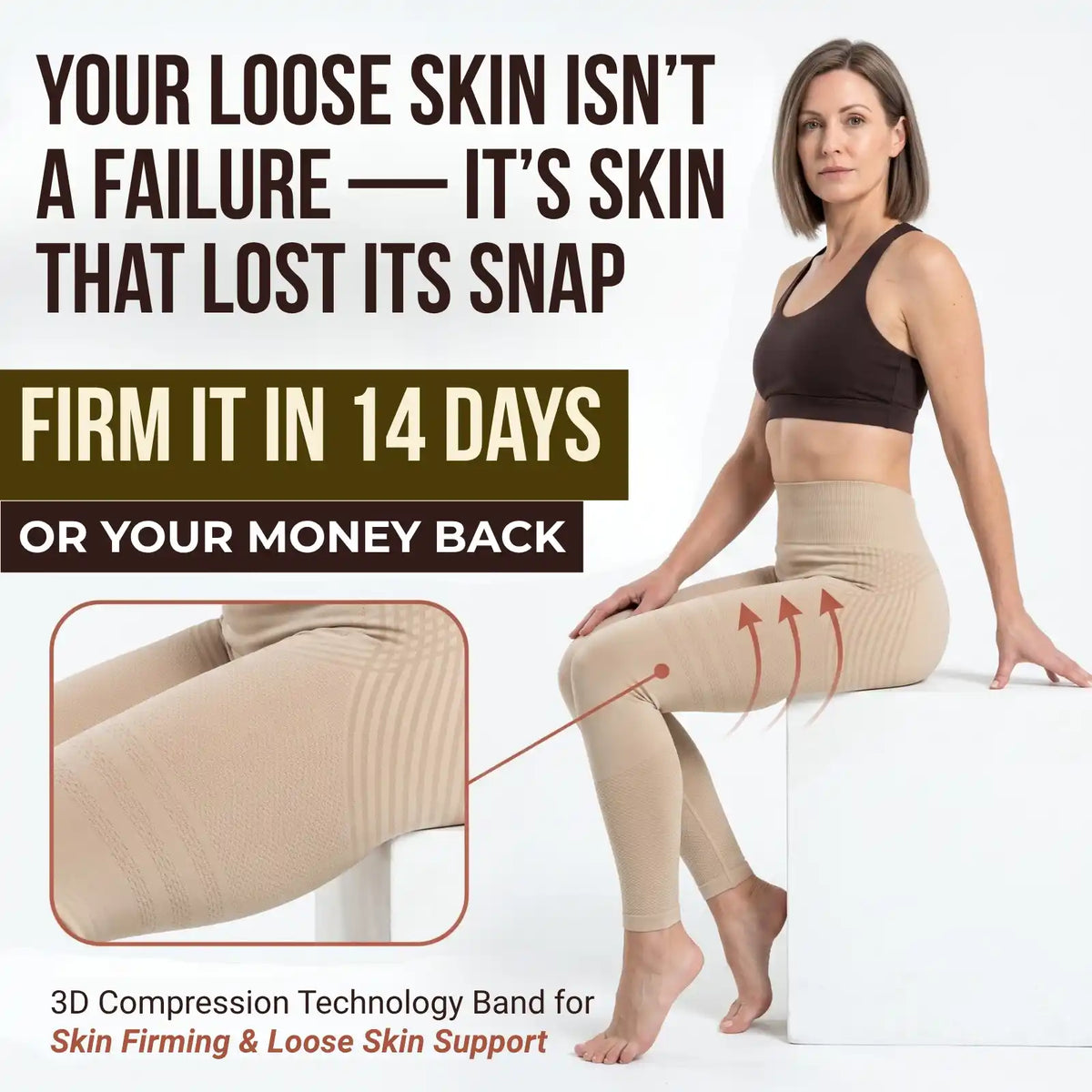 Cellumove 3D Legging: Holds Loose Skin Smooth, Lifted and Supported