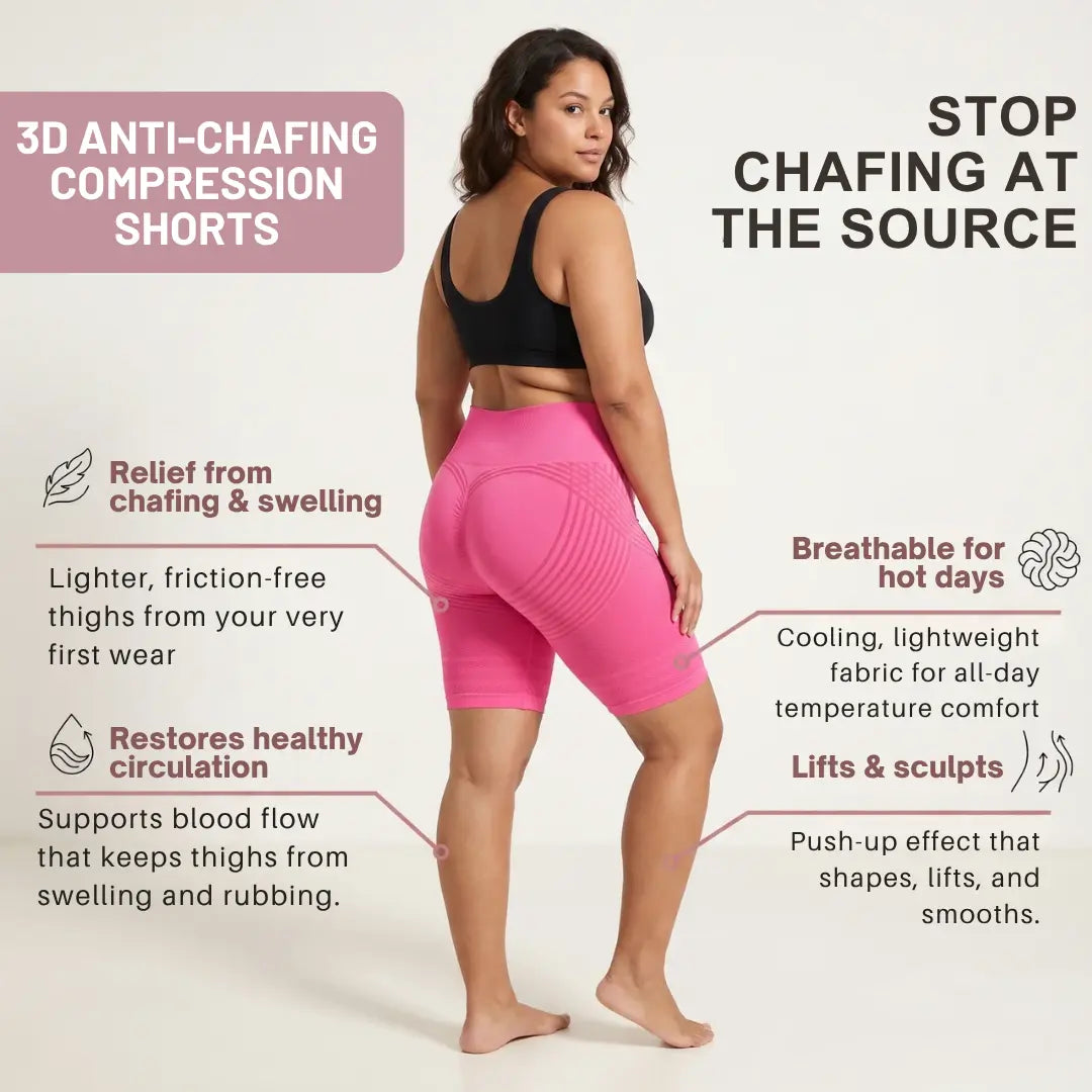 Anti-Chafing 3D Short Legging