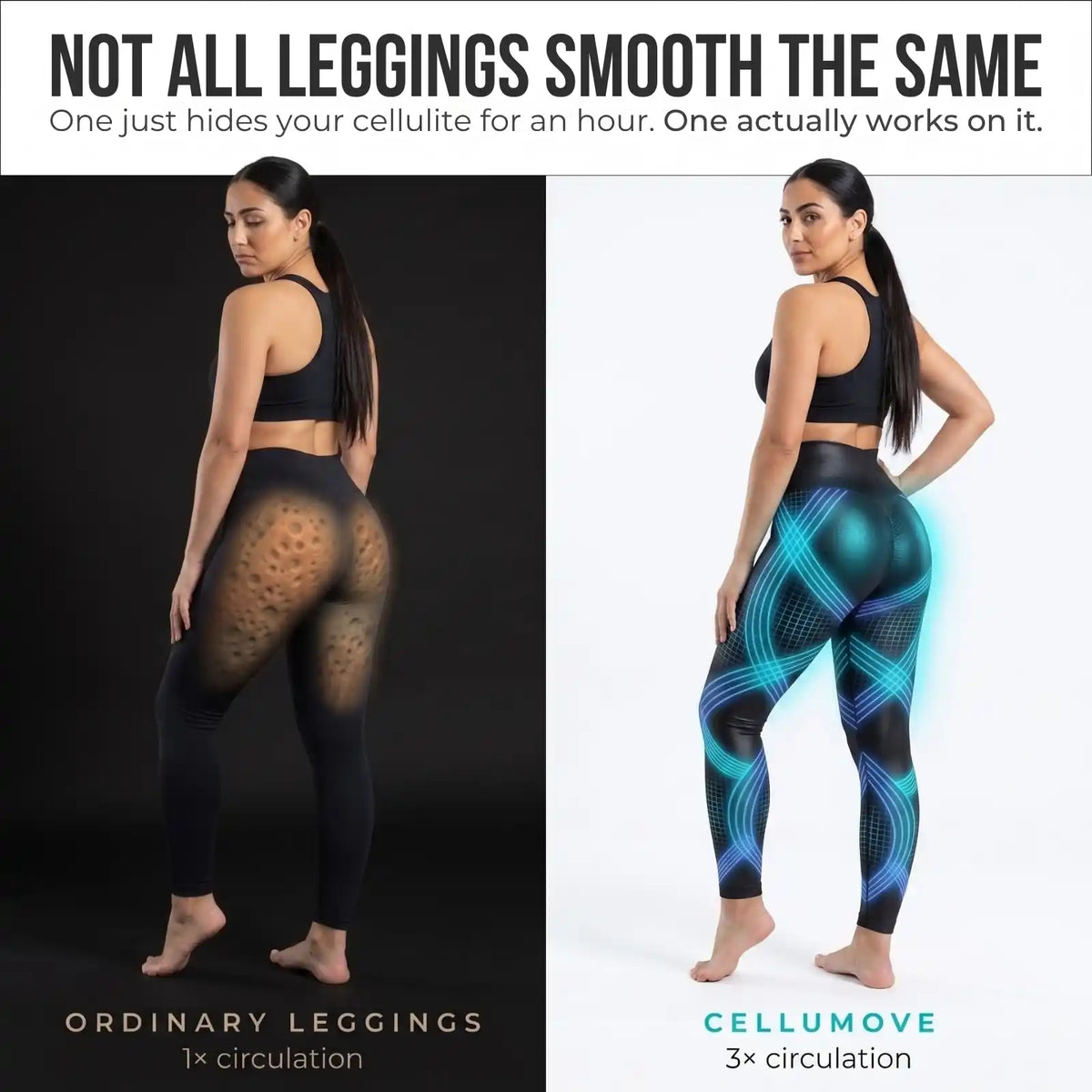 Cellumove 3D Legging: Smooths the Look of Cellulite from the First Wear