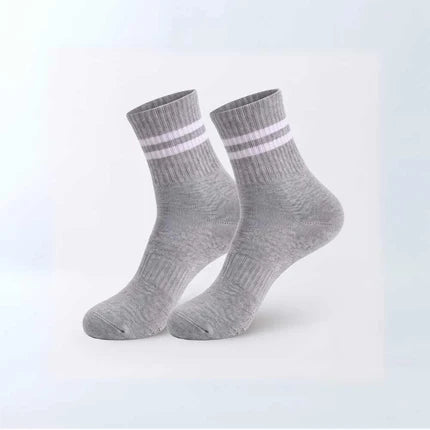 1-Pair 3D Compression Grey Socks